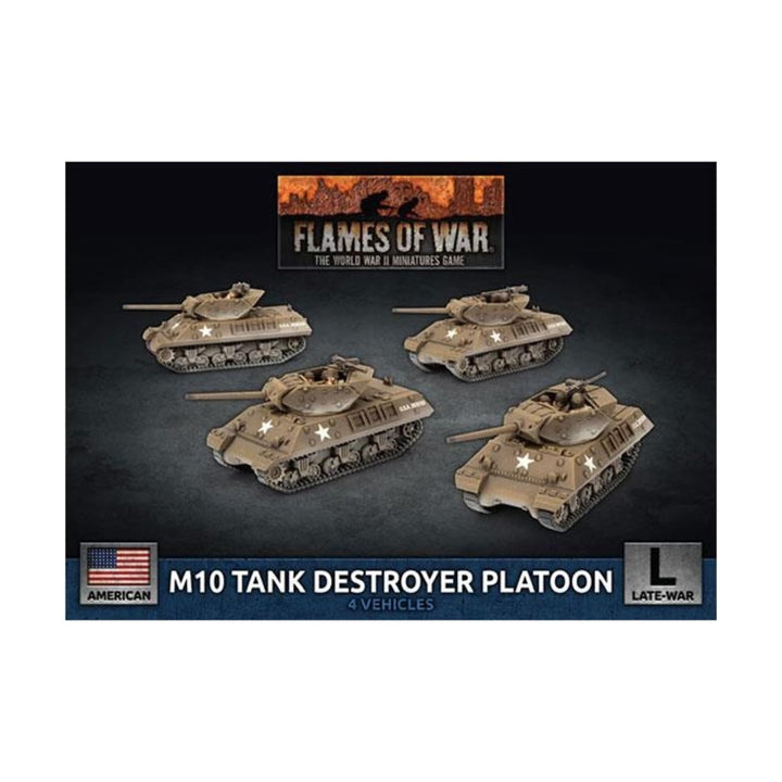 M10 3 Inch Tank Destroyer Platoon X4 Plastic
