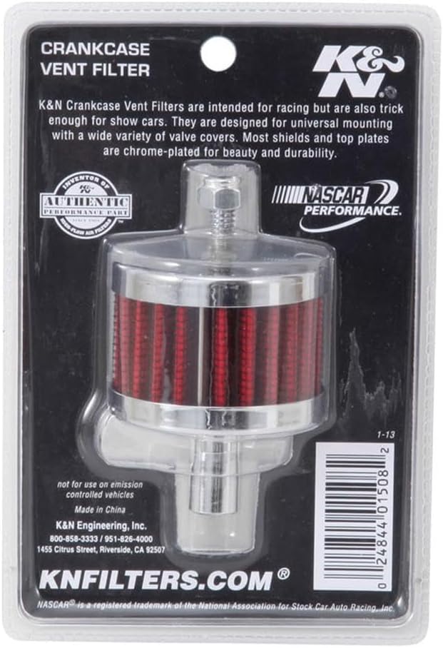 K&N 62-1100 KFZ und Motorrad Entlüftungsluftungsluftfilter