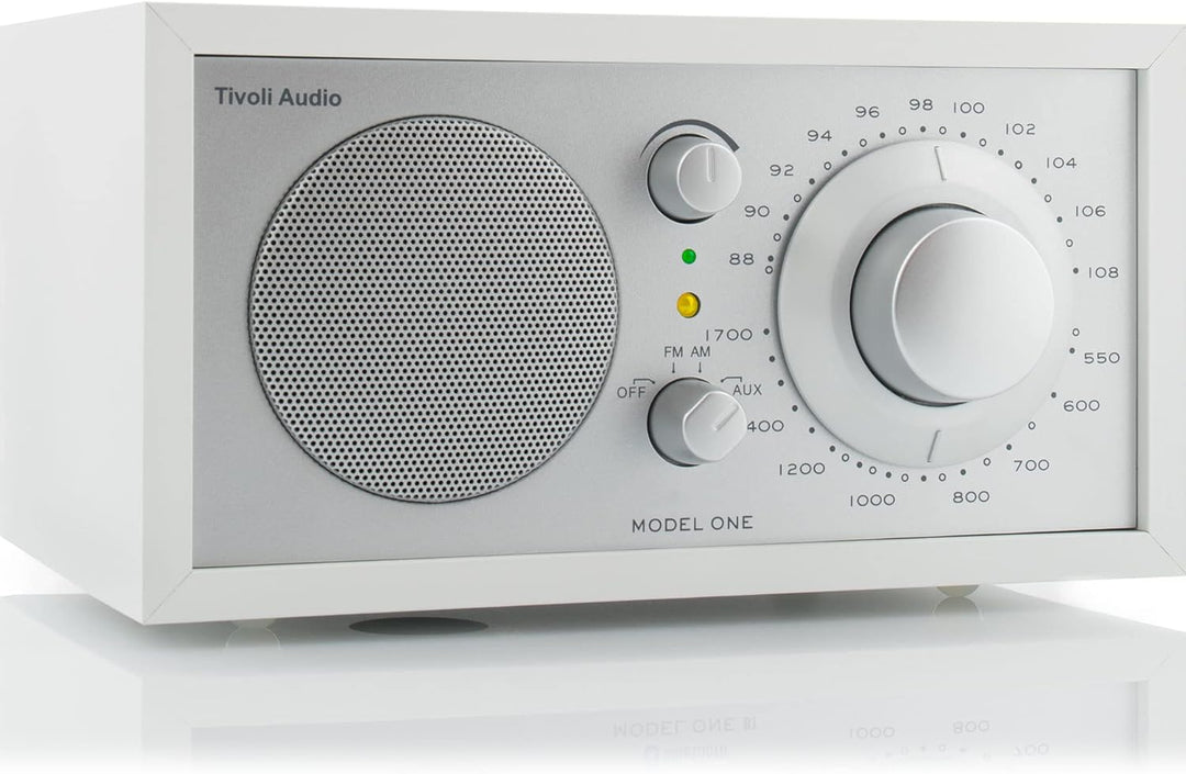 Tivoli Audio Model One UKW-/MW-Radio (Weiss / Silber) white, white