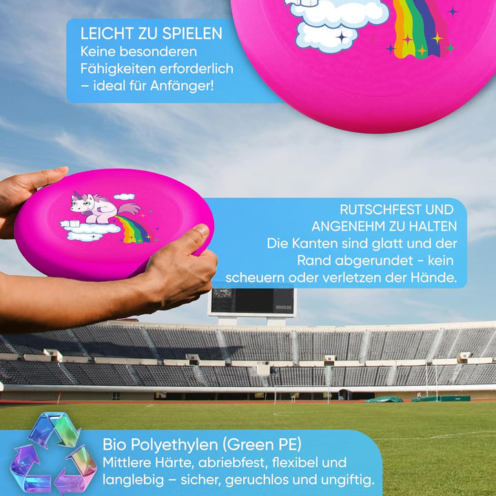 eurodisc 175g Unicorn Ultimate Wettkampfscheibe - Sportfrisbee mit Stabiler Flugbahn über 100 m, Pro