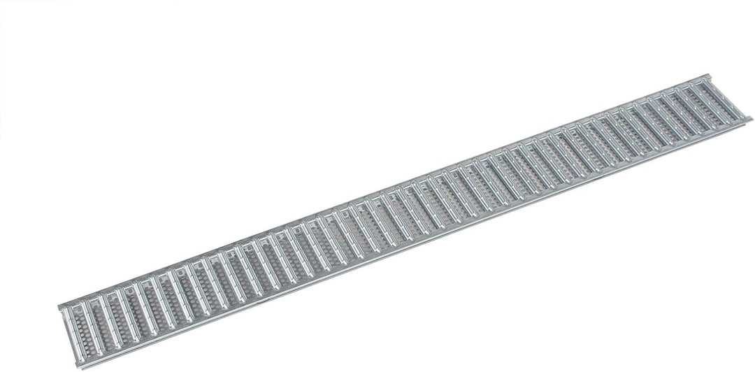 Laubschutz Aluminium Simpel für Entwässerungsrinne ACO Standardline und Hexaline mit Stahlstegrost