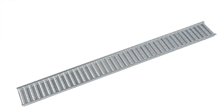 Laubschutz Aluminium Simpel für Entwässerungsrinne ACO Standardline und Hexaline mit Stahlstegrost