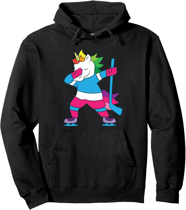 Dabbing Hockey Einhorn Eishockey Mädchen Einhorn Pullover Hoodie