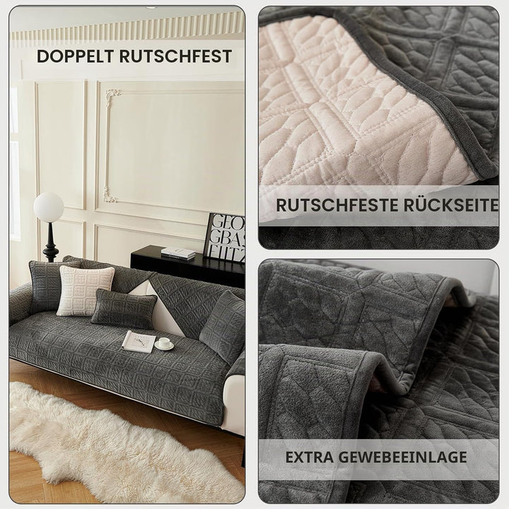 Upgrade Milchsamt Superweiche Sofa Überzug L Form U 1/2/3/4 Sitzer Couch Überzug Ecksofa, Sofabezug