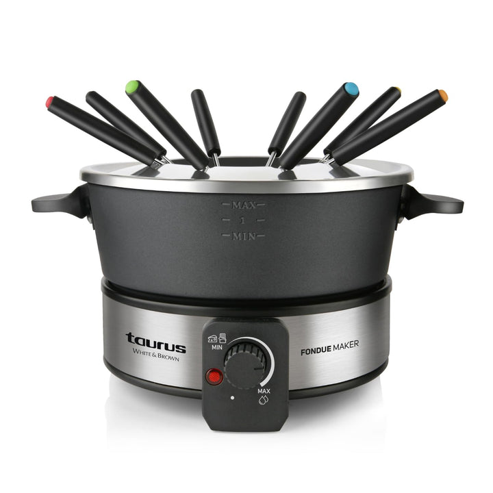 Taurus FF2 Fondue-Gerät, 1000 W, Kapazität 2 l, 8 Personen, einstellbare Temperatur, alle Arten von