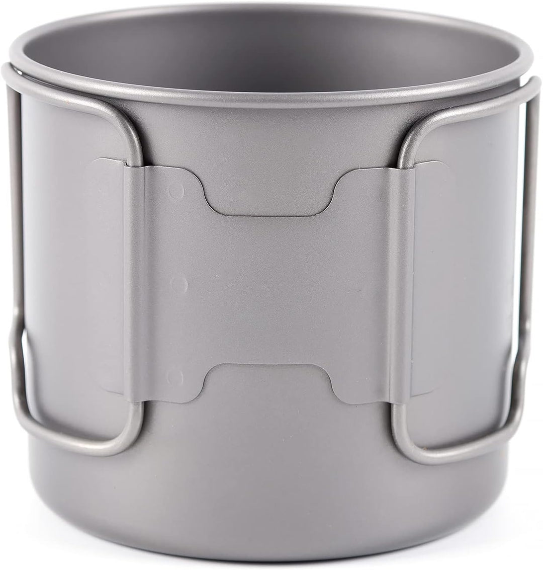 TOAKS Titan Tasse Camping Becher Rucksackreisen Topf Outdoor Picknick Wandern Titanium Geschirr (375