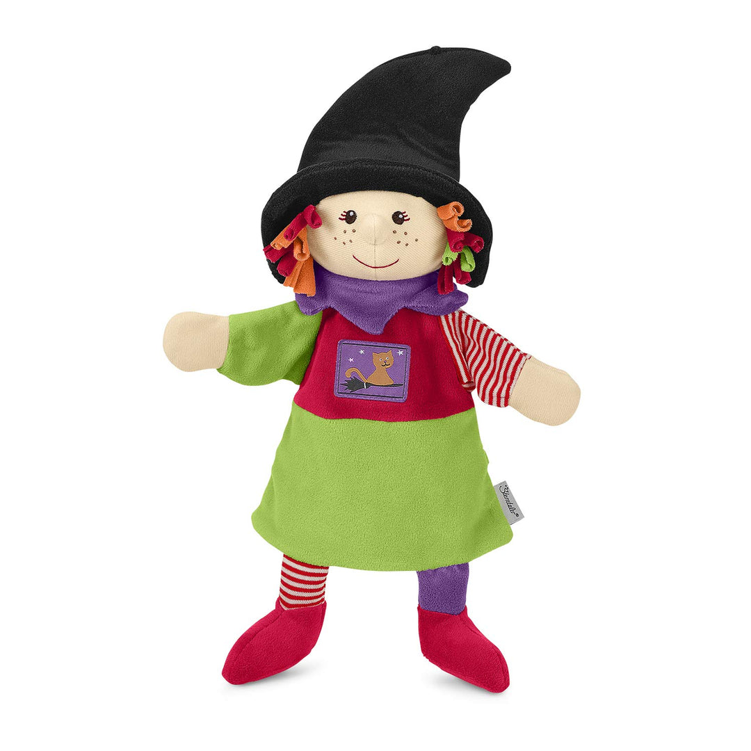Sterntaler 36958 Handpuppe Clown, 30 x 23 x 10 cm, Bunt & 3601816 Handpuppe Hexe, 34 x 27 x 9 cm, Bu