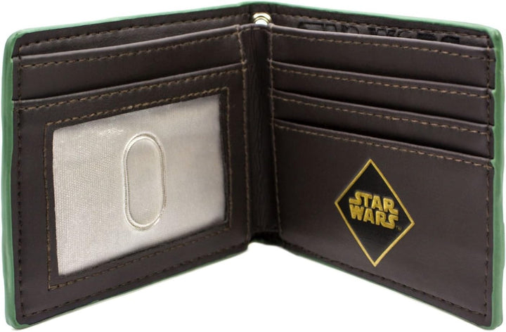 Star Wars Mandalorian Grün Portemonnaie Geldbörse