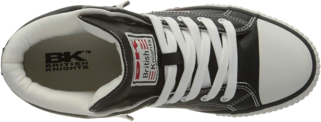 British Knights Mädchen Roco Sneaker 41 EU Black White, 41 EU Black White