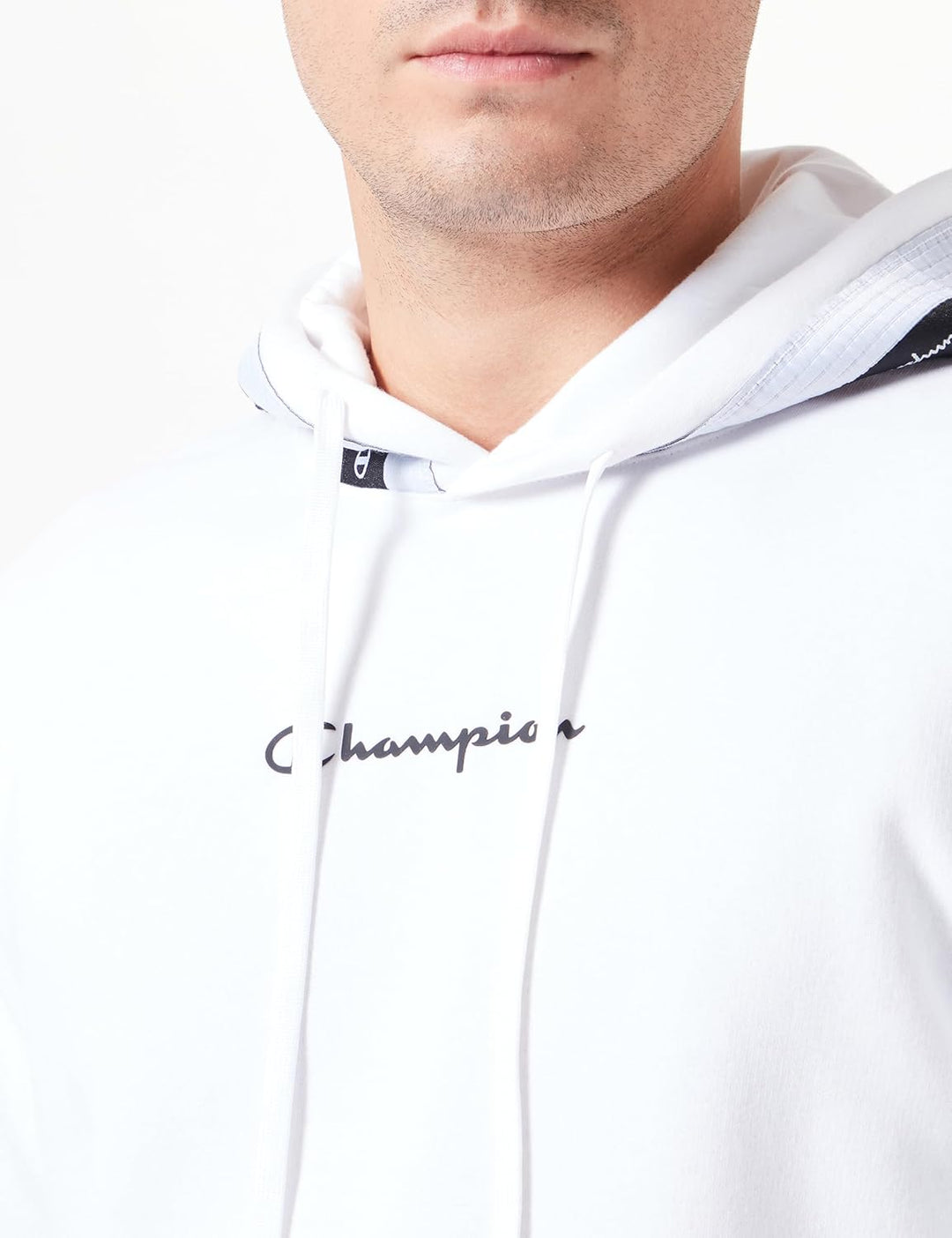Champion Herren Legacy American Tape-Powerblend Fleece Kapuzenpullover XL Bianco, XL Bianco