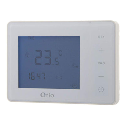 Thermostat programmable blanc