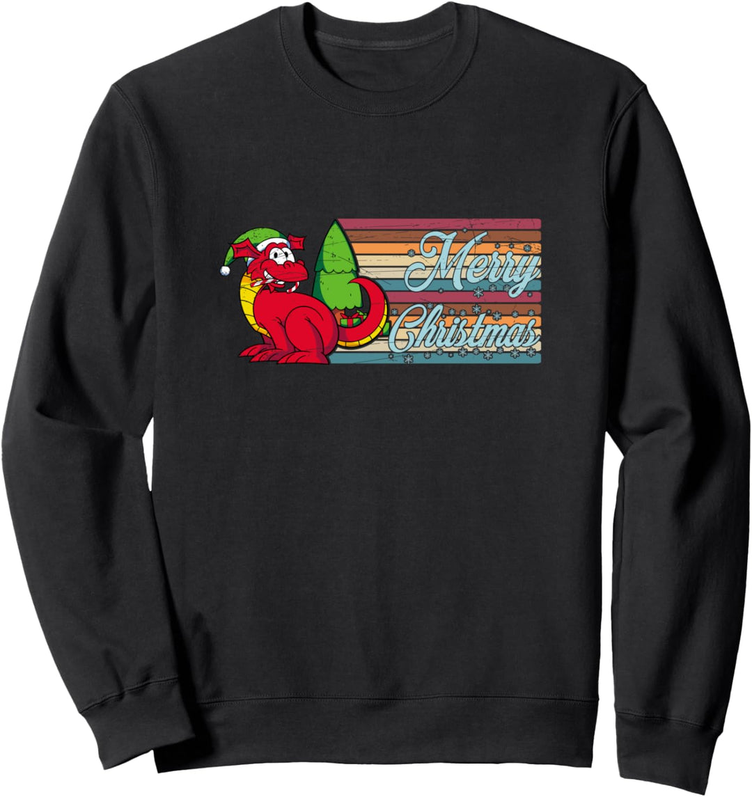 Kinder Jungen Geschenk zu Weihnachten Fantasy Drache Sweatshirt