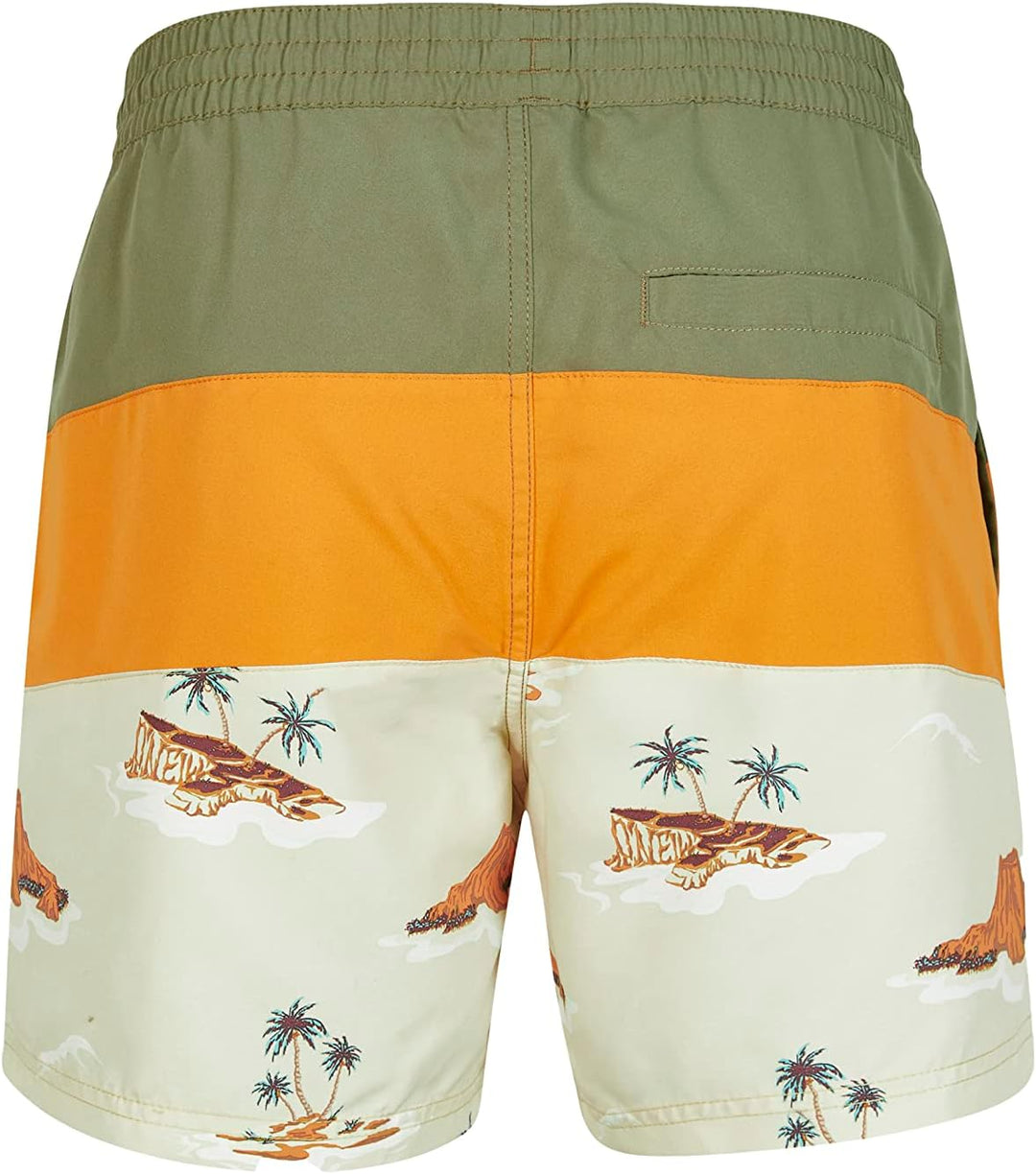 O'NEILL Herren Badehose M-L 37515 Beige Lost Island, M-L 37515 Beige Lost Island
