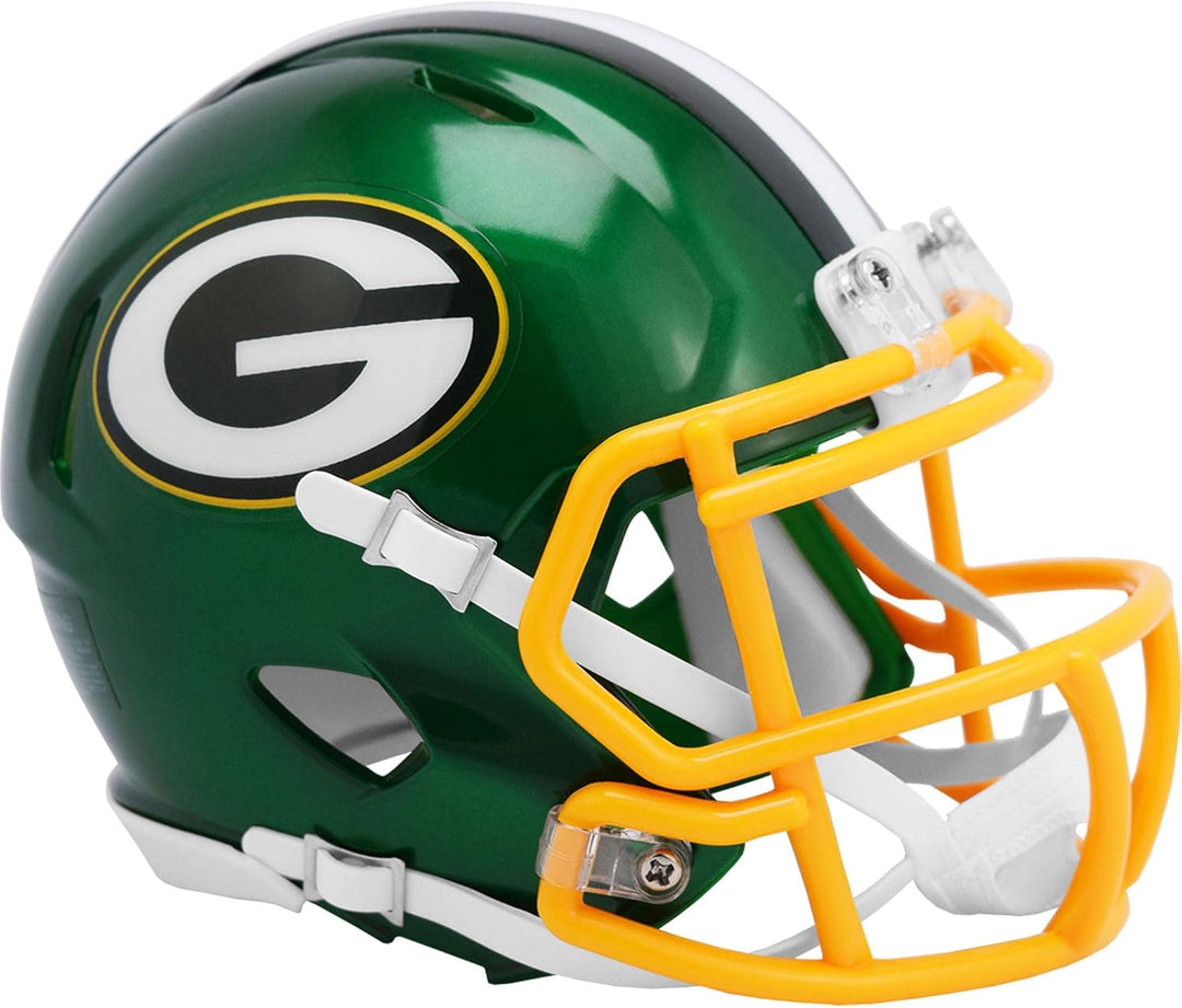 NFL Mini Helm Speed Green Bay Packers Flash Edition Footballhelm
