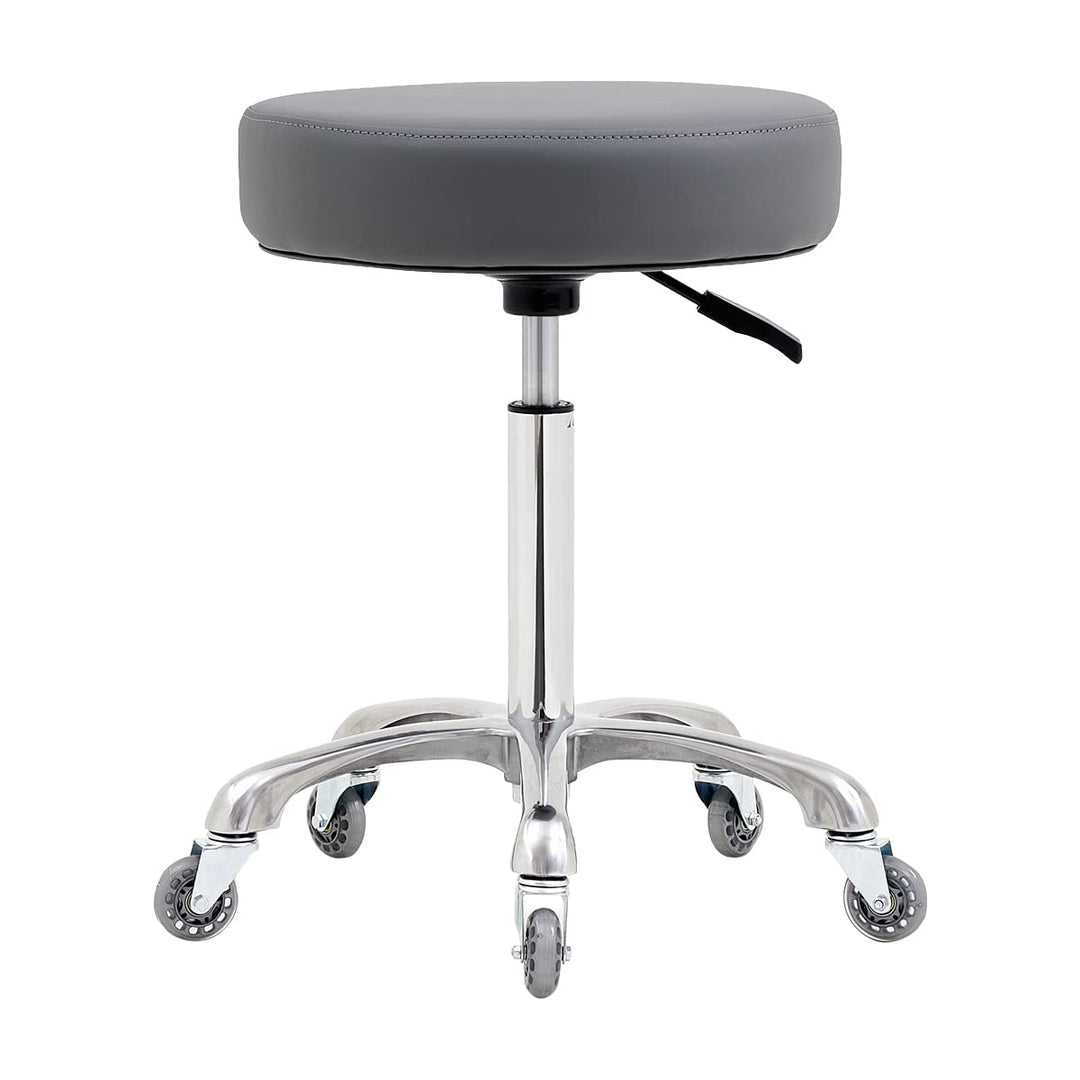 Ainilaily Hocker mit Rollen - Rollhocker höhenverstellbar 10cm Polsterung -Werkstatthocker Sitzhöhe