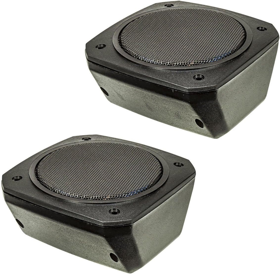 tomzz Audio 4000-010 Retro Look Aufbau Lautsprecher-Satz im Gehäuse DIN 100mm Lautsprecher 2-Wege Ko