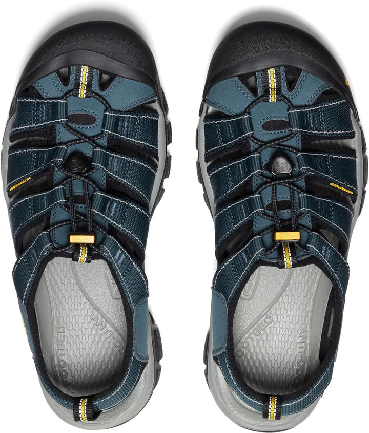 KEEN Herren Newport H2 Closed Toe WaterSandalen 44.5 EU Weit Marineblau Mittelgrau, 44 EU Weit Marin