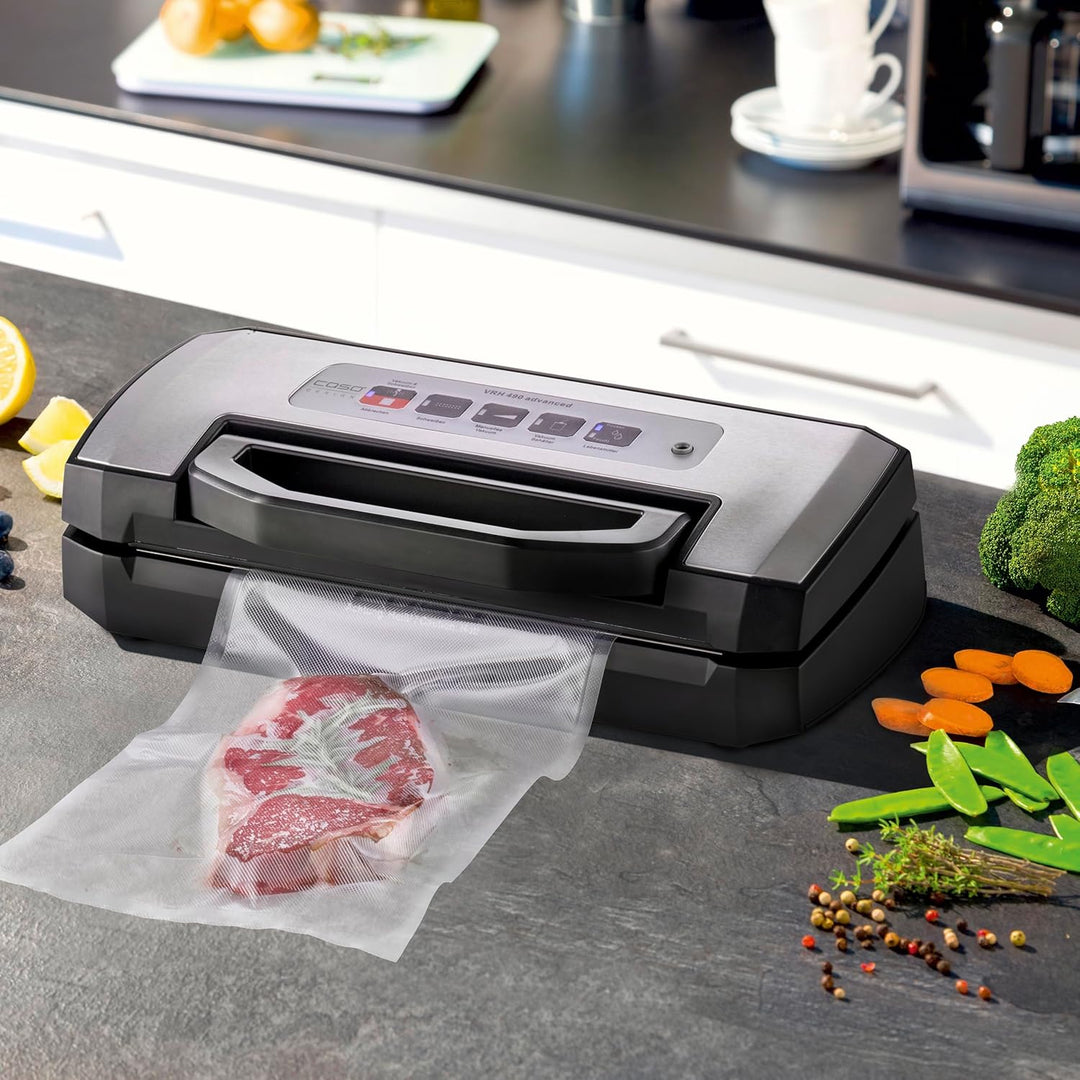 CASO VRH 490 advanced Vakuumierer - Folienschweissgerät, bis zu 100 Vakuumiervorgänge non-stop, prak