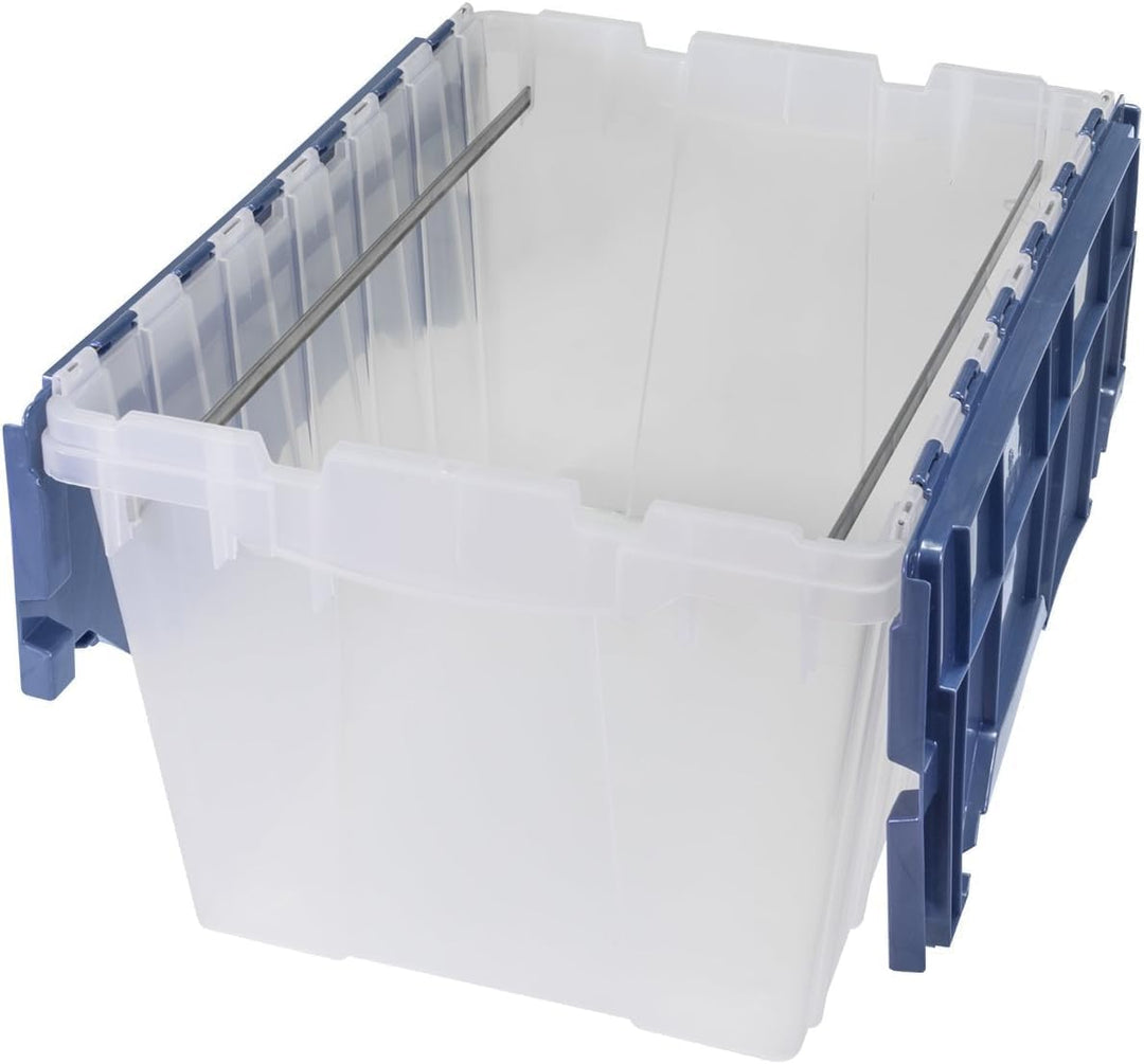 Akro-Mils 66486 Fileb Hängeregistraturenbox aus Kunststoff mit befestigtem Deckel, 53,8 x 38,1 x 30,