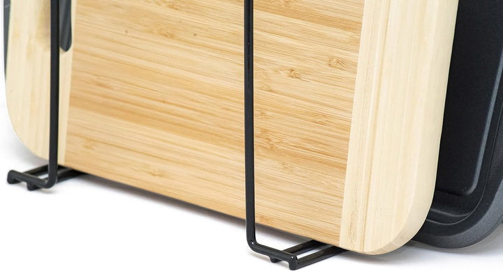 simplywire – Backblech- und Schneidebrett-Gestell – Pfannenaufbewahrung – Küchenschrank-Organizer –