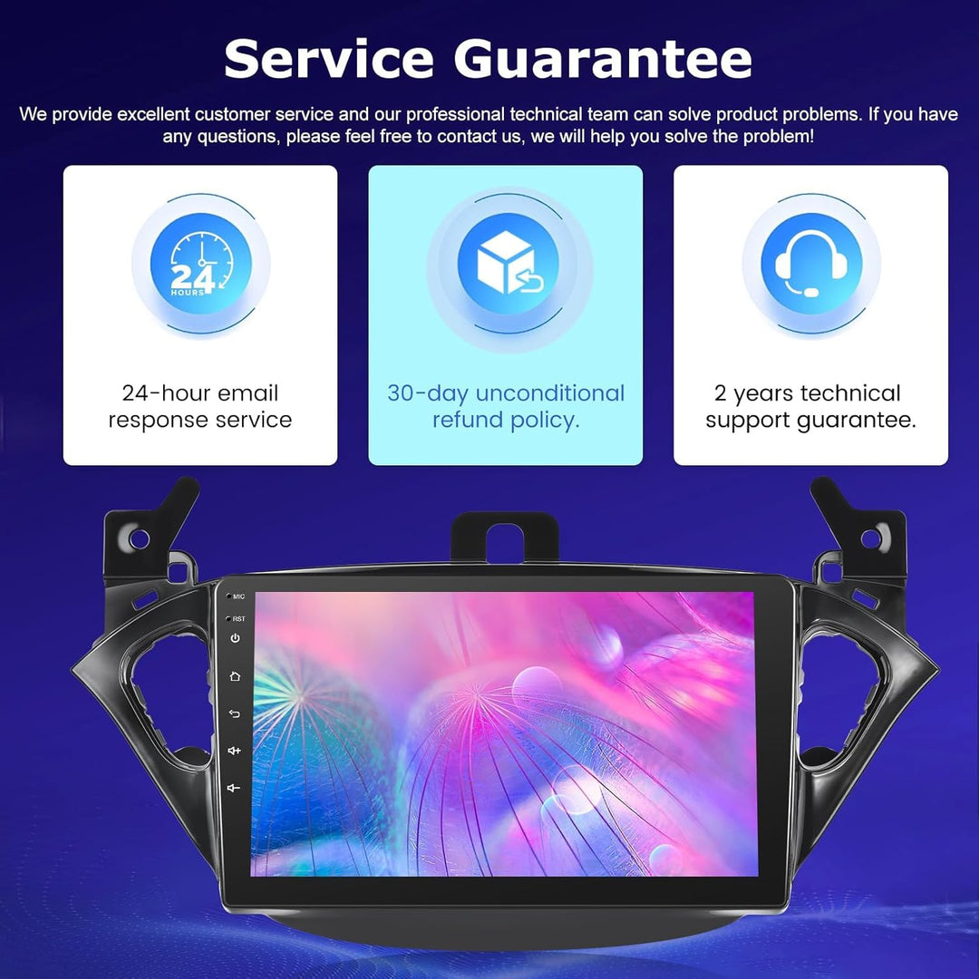 2G+64G Android 13 Autoradio für Opel Corsa 2015-2019/Opel Adam 2013-2016 mit Carplay Android Auto, 9