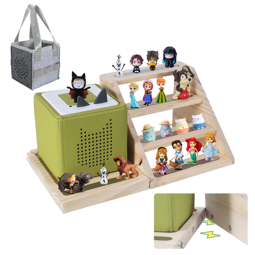 Tonie Shelf Magnetic Ladders,for Tonie Figures Wall Shelves,for Toniebox Shelf Audio Toy Figurine Ho