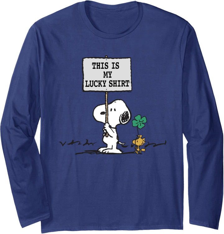 Peanuts St Patrick's Day Das ist mein Glücks Langarmshirt
