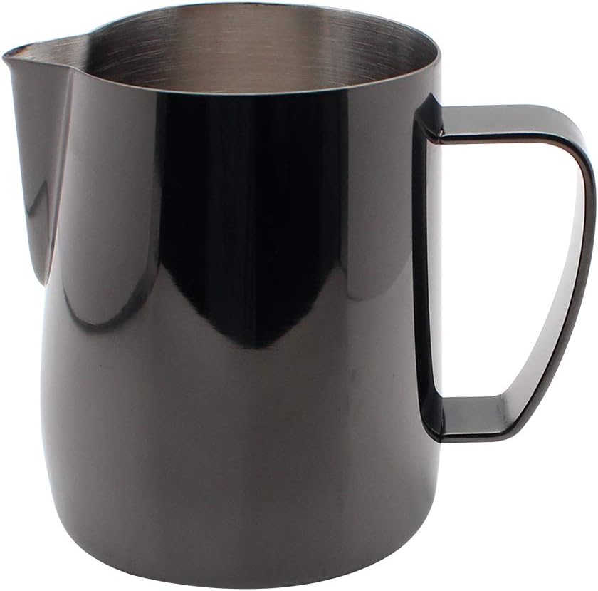 Dianoo Milchschäumkrug Aus Edelstahl Mit Titan überzogen Milchkännchen Latte Kunst Tasse Kaffee Latt