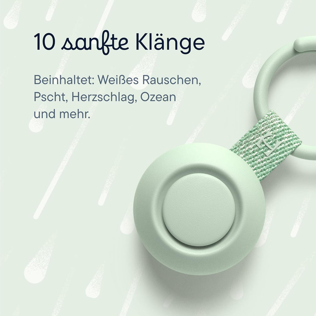 Hatch Rest Go | Tragbare Soundmaschine für Kinder | 10 beruhigende Geräusche | weisses Rauschen | Sh
