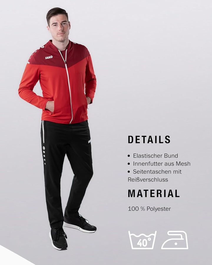 JAKO Herren Präsentationshose Competition 2.0 L Schwarz, L Schwarz