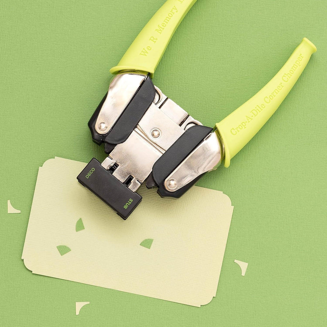 We R Memory Keepers CROP-A-DILE CHOMPER STUB/DECO, Stub & Deco