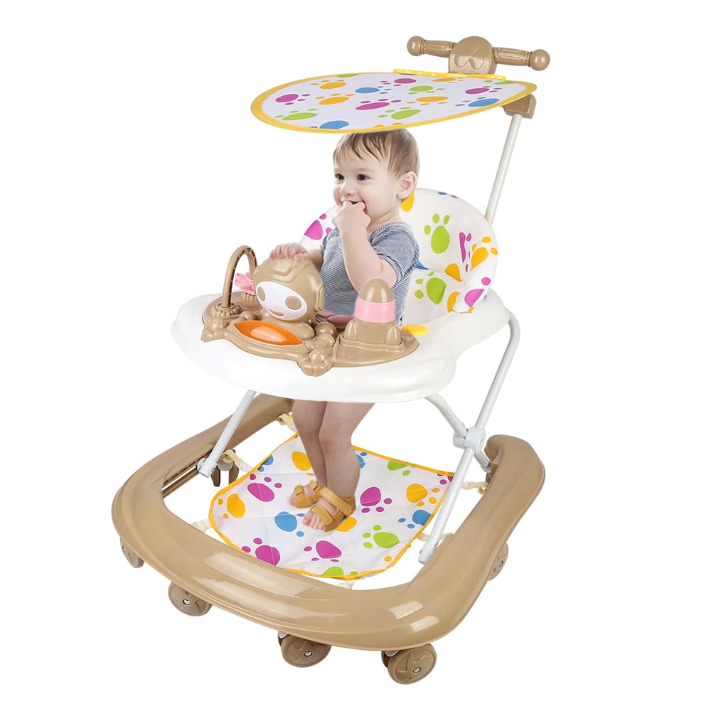 Lauflernhilfe für Babys, Jungen, Mädchen, mitwachsend, 3-in-1, faltbar, mit 3 höhenverstellbaren Höh