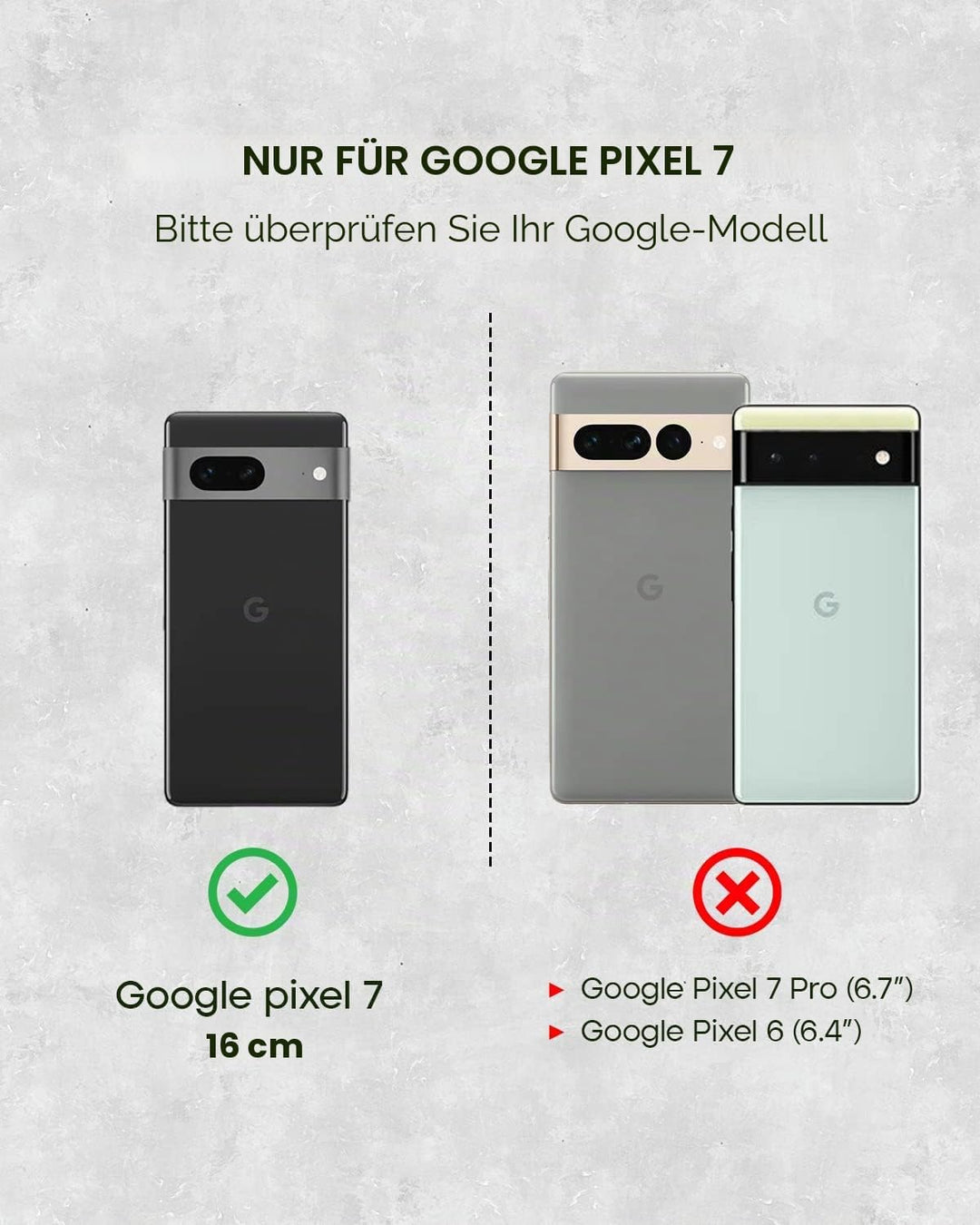 Porter Riley - Lederhülle für Google Pixel 7. Premium Echtleder Standhülle/Cover/Brieftasche (Hellbr