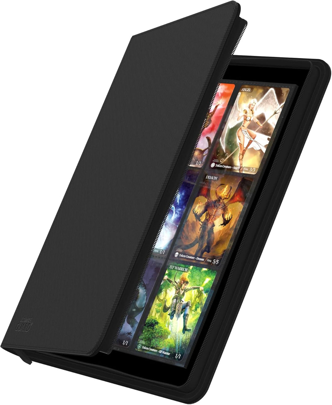 Ultimate Guard Zipfolio 360-18-Pocket XenoSkin Schwarz, Schwarz