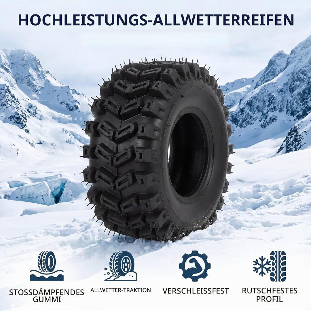 Motorradreifen, 13x4,10-6 Reifen Verdicken Rutschfester Gummi-Schneekehrer-Reifen Geeignet für ATV K