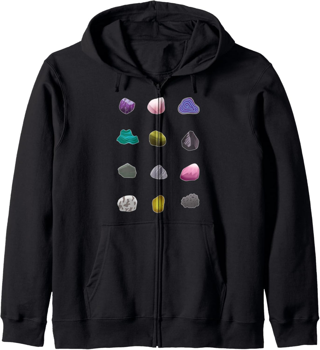 Geologie Gesteinssammler Geologe Gesteine Mineralien Kristal Kapuzenjacke