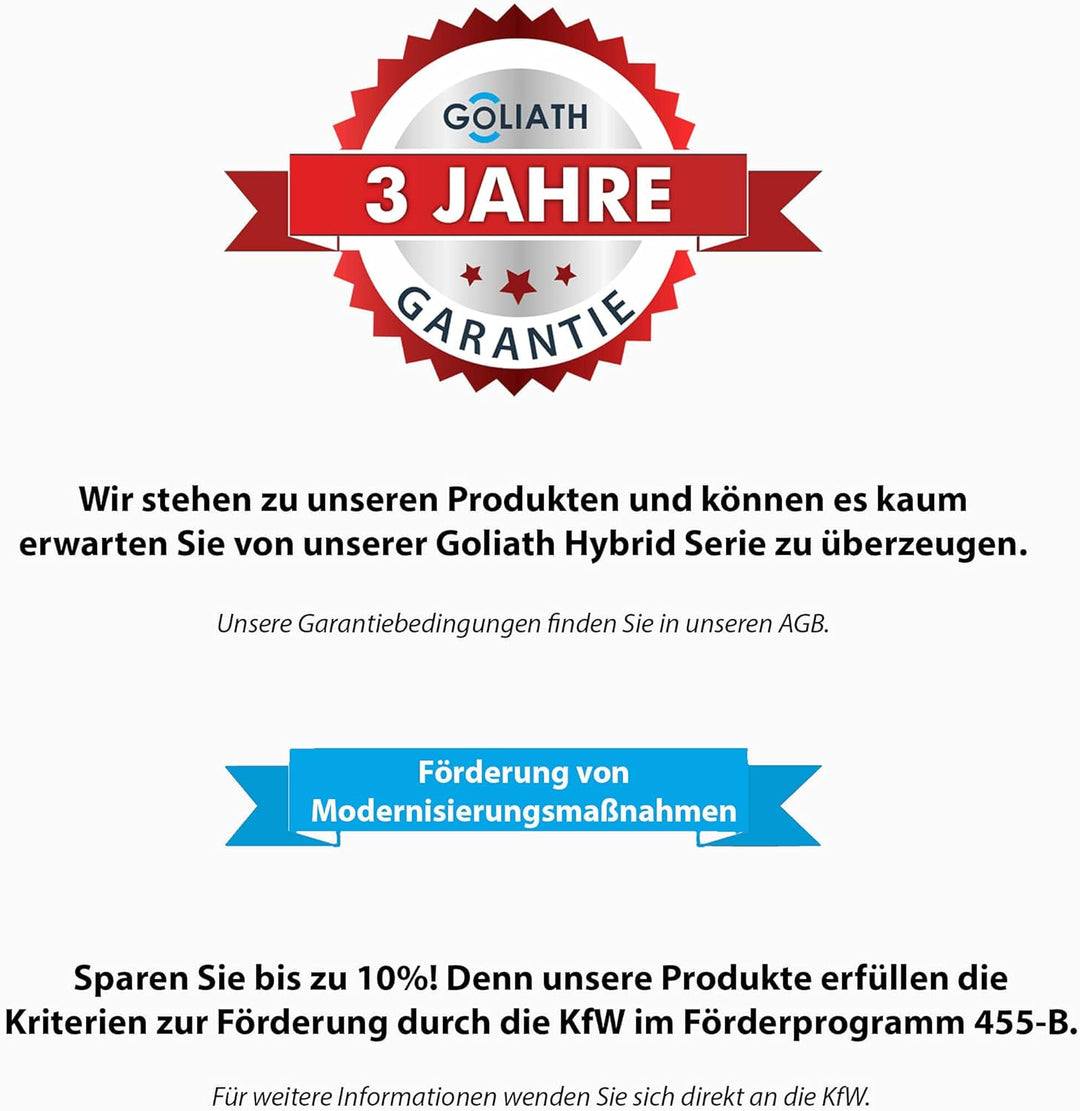Goliath Hybrid | IP | Full-HD Video Türsprechanlage | App | 1-Fam | 2 x Full-Touchscreen 17,78 cm (7