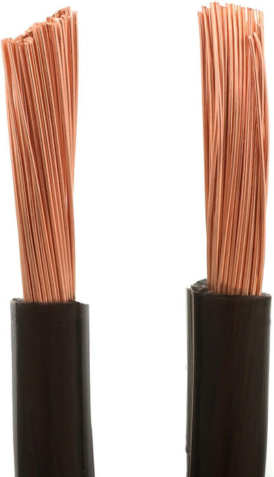 DCSk 30m - 2x2,5mm² Lautsprecherkabel schwarz - OFC Kupferkabel für HiFi Audio - 99,99% Voll-Kupfer