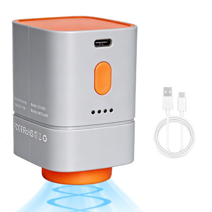 Kabellose Vakuumpumpe, Tragbare Elektrische Luftpumpe Grau, Grau