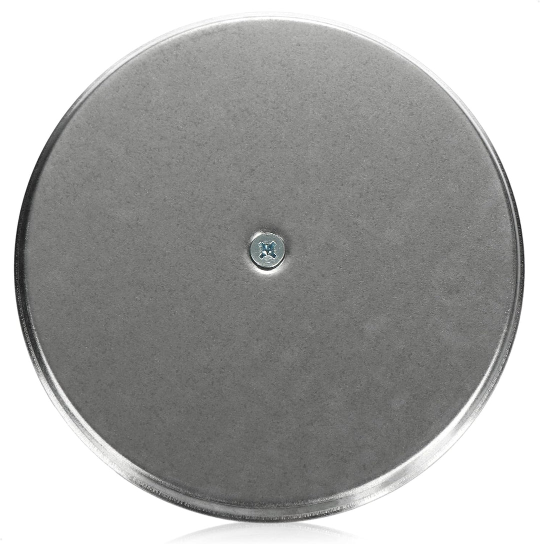 COM-FOUR® Kaminlochdeckel mit Isolierungsplatte - Kaminverschluss aus verzinktem Stahl - Ofenlochdec
