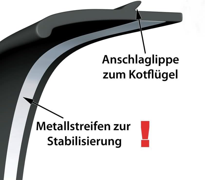 Hansen Styling Parts Kotflügelverbreiterung - universell - Breite: 60 mm - Länge: 150 cm 60 mm/1500