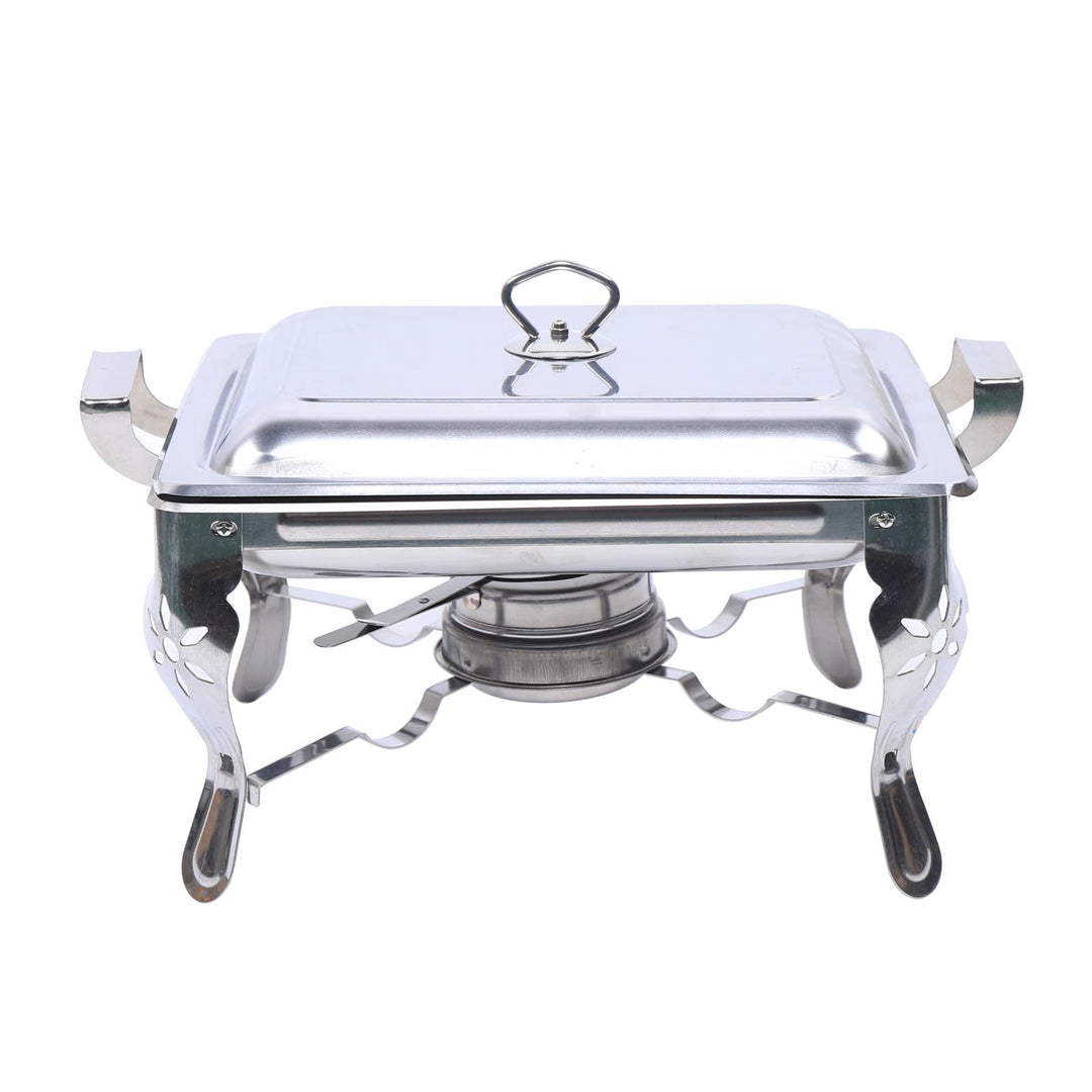 6L Speisewärmer Edelstahl Buffetwärmer Chafing Dish Warmhaltebehälter, Spülmaschinenfest mit Deckelg