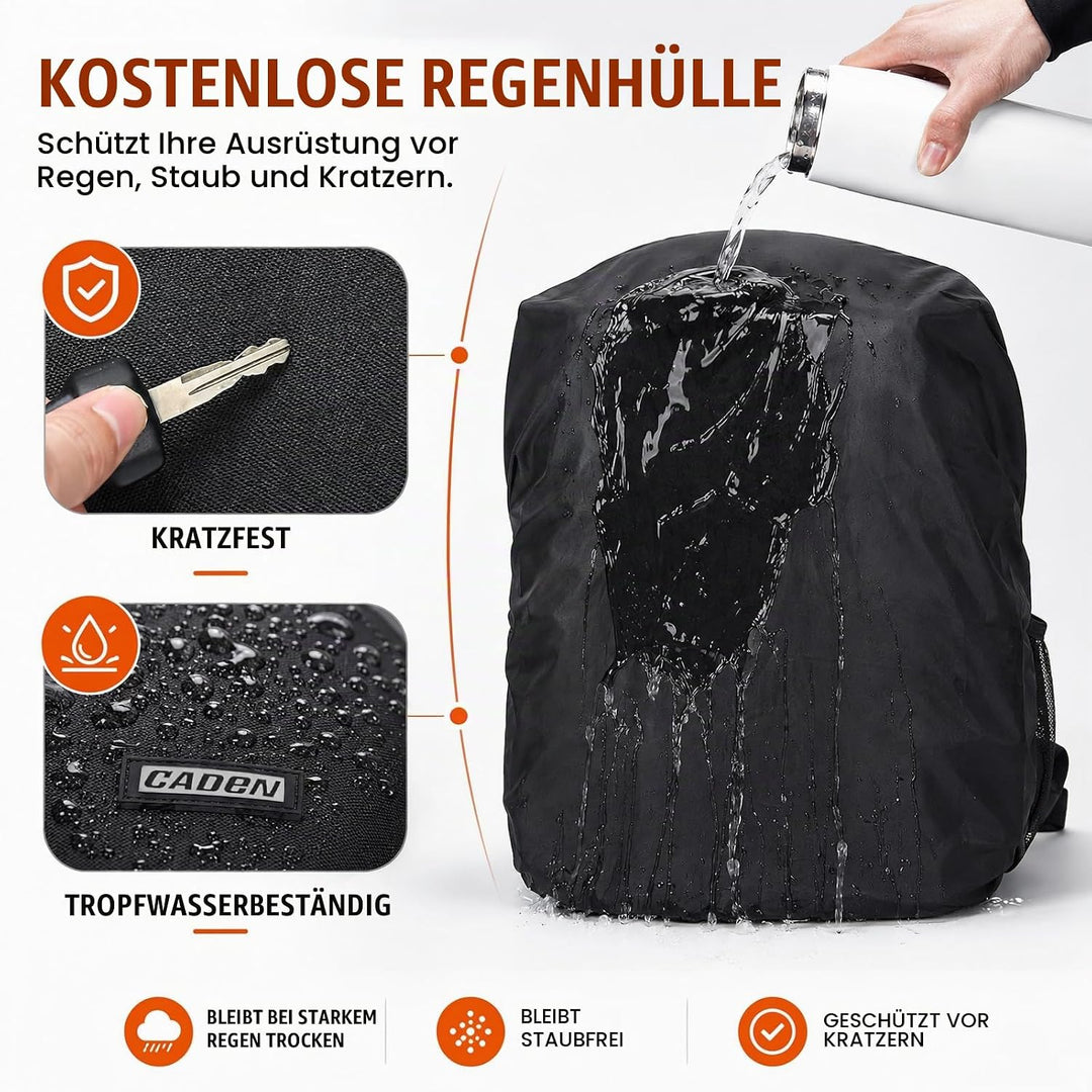 CADeN Kamerarucksack Camera Backpack Wasserabweisend Kameratasche Fototasche Kompatibel mit Sony Can