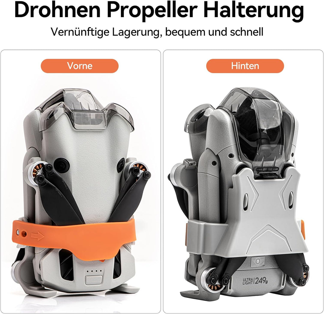 DJI Mini 4 Pro-Zubehörset, Aufbewahrungstasche, Lanyard, Drohnen-Propellerhalterung, Drohnen-Landepl