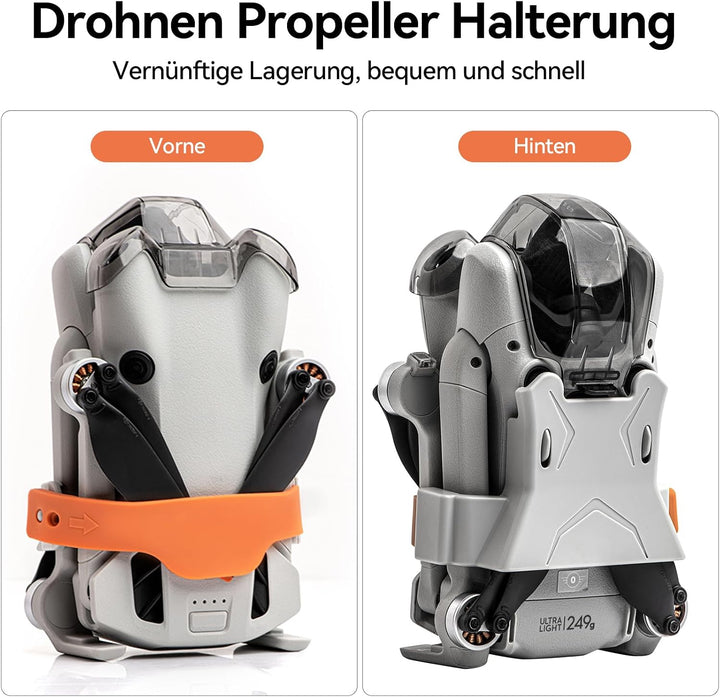 DJI Mini 4 Pro-Zubehörset, Aufbewahrungstasche, Lanyard, Drohnen-Propellerhalterung, Drohnen-Landepl
