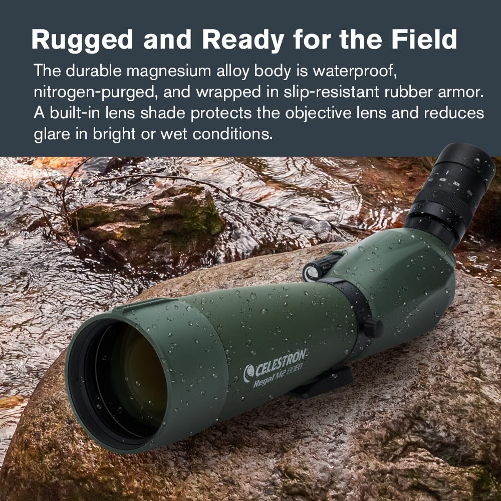 Celestron 52305 Regal M2 80ED Spektiv, Grün, Regal M2 80ED Spektiv