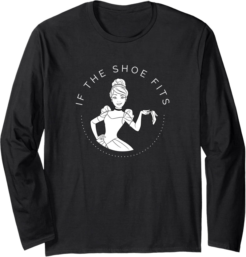 Disney Cinderella If The Shoe Fits Langarmshirt