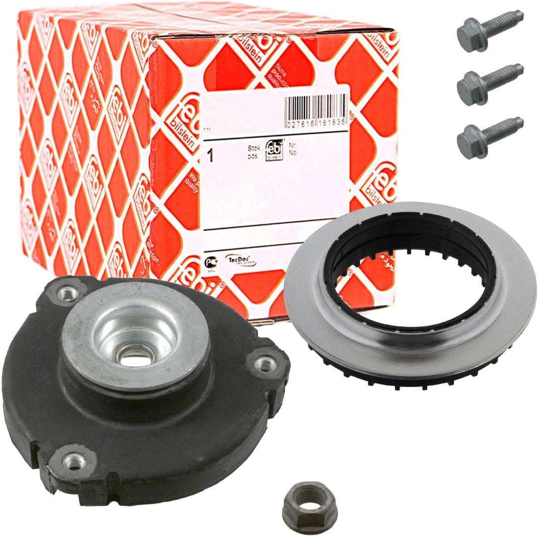 febi bilstein 37895 Federbeinstützlagersatz mit Kugellager, Schrauben und Mutter , 1 Stück