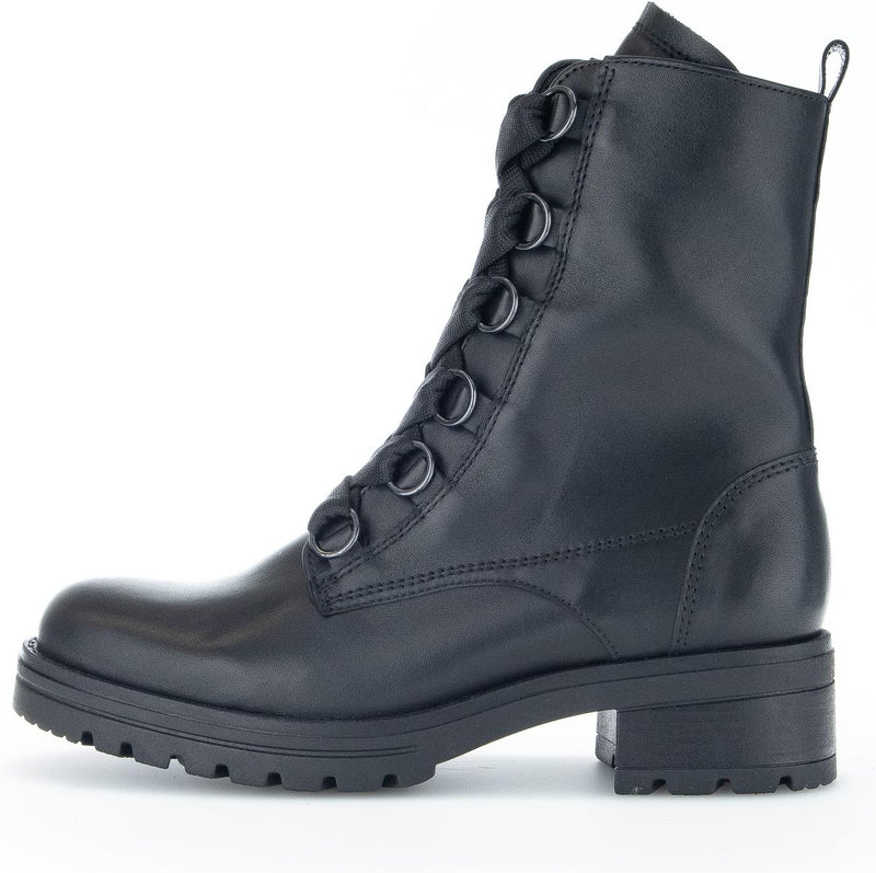 Gabor Damen Combat Boots, Frauen Stiefeletten,Wechselfussbett,Moderate Mehrweite (G),uebergangsstief