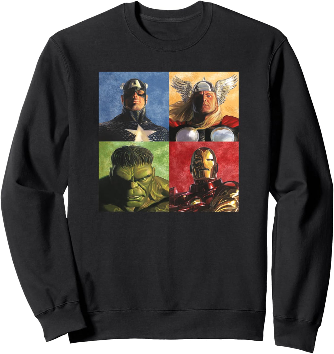 Marvel Steve RogersThor Hulk Iron Man Timeless Collectio Sweatshirt